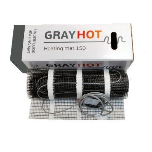 Двухжильный нагревательный мат Gray Hot mat 150