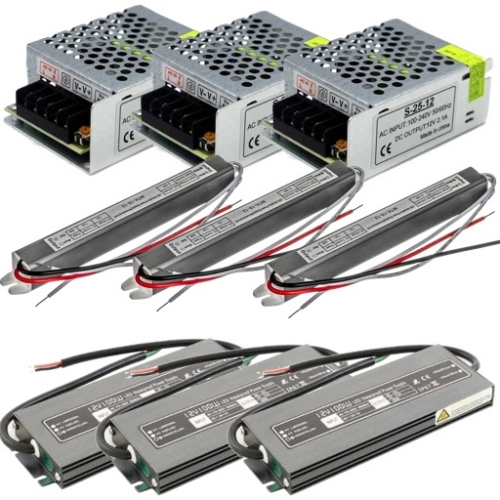 БЛОКИ ЖИВЛЕННЯ ДЛЯ LED СТРІЧКИ 12V