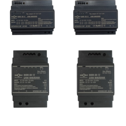 БЛОКИ ПИТАНИЯ 12V на DIN рейку