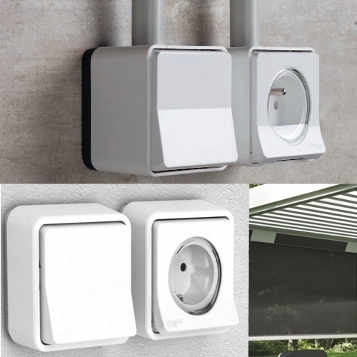 MUREVA IP55 Накладные белые
