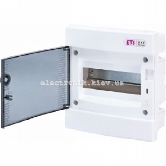Щит внутренний распределительный ECM 8PT 8 модулей (прозрачная дверь) IP-40 ETI