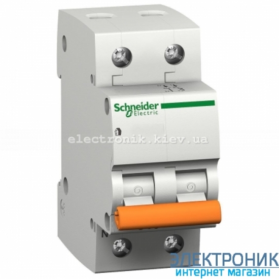 Автоматичний вимикач Schneider-Electric Домовий ВА63 1P+N 63A C