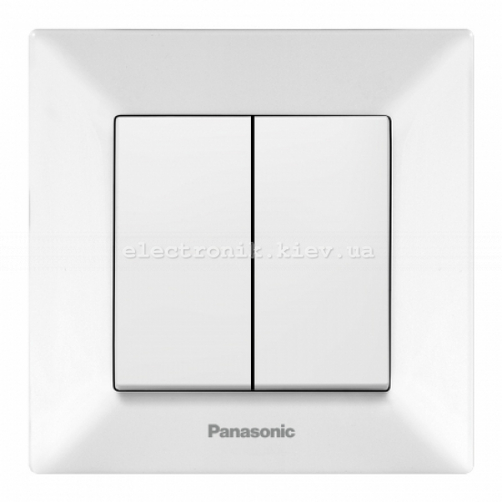 Panasonic ARKEDIA SLIM белый Выключатель двойной