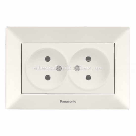 Panasonic ARKEDIA SLIM крем Розетка двойная