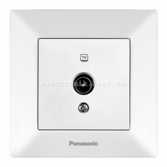 Panasonic ARKEDIA SLIM белый Розетка телевизионная концевая