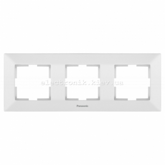 Panasonic ARKEDIA SLIM белый Рамка 3-я горизонтальная