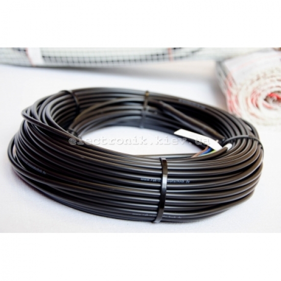 Электрический теплый пол Shtoller, кабель в стяжку 20 Вт/м, длинна 20 м