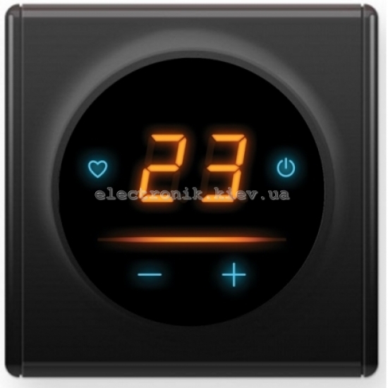 Терморегулятор ONEKEYELECTRO 25 с WiFi, рамка черная, пластик