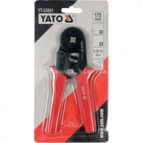 Обжимные клещи для гильзовых соединителей YATO YT-23051