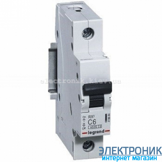 Автоматичний вимикач Legrand RX3-1P 10А, С