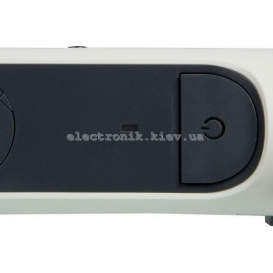 Удлинитель ПРЕМІУМ 4х2К+З розетки 16 А, з автоматическим мини-выключателем и индикацией нагрузки, с кабелем 1,5 м, цвет белый/черный