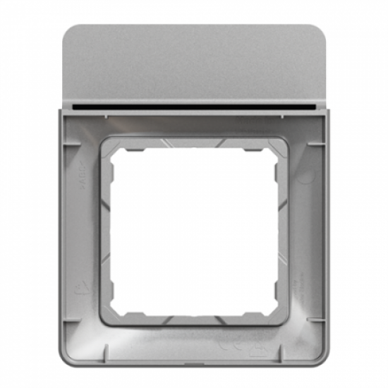 Рамка с подставкой для телефона цвет алюминий Sedna Design