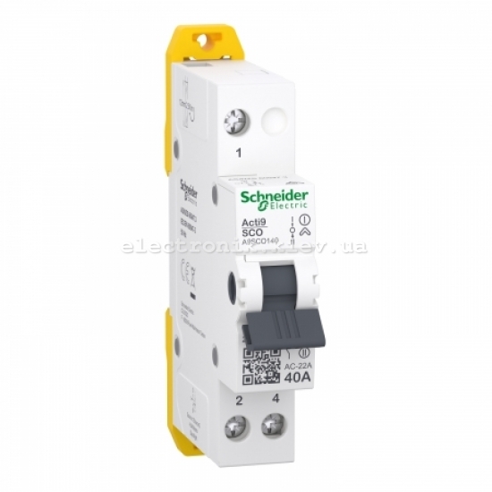 Переключатель I-0-II Acti9 iSSW, 1Р, 40A, 230В, Schneider Electric