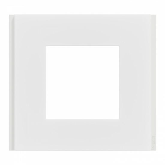 Рамка 1-постова Unica Deco Material, матовий білий