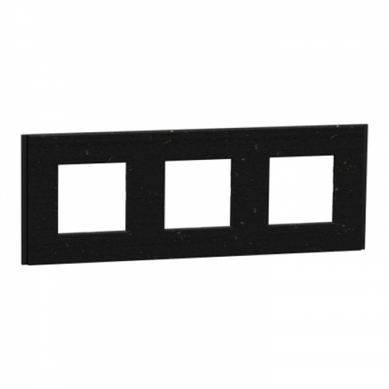 Рамка 3-постова Unica Deco Material, чорний папір