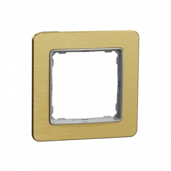Рамка 1-пост цвет матовое золото Sedna Elements