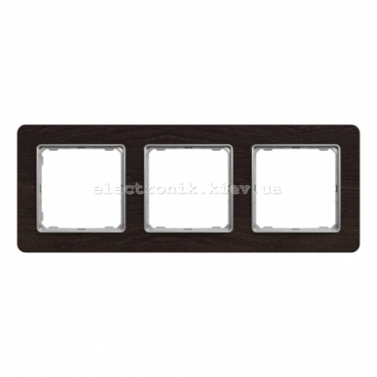Рамка 3-поста Sedna Elements венге