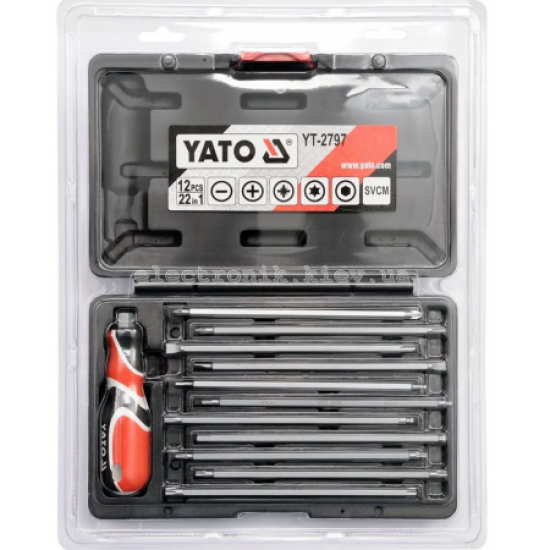 Набір викруток для точних робіт 12шт YATO YT-2797
