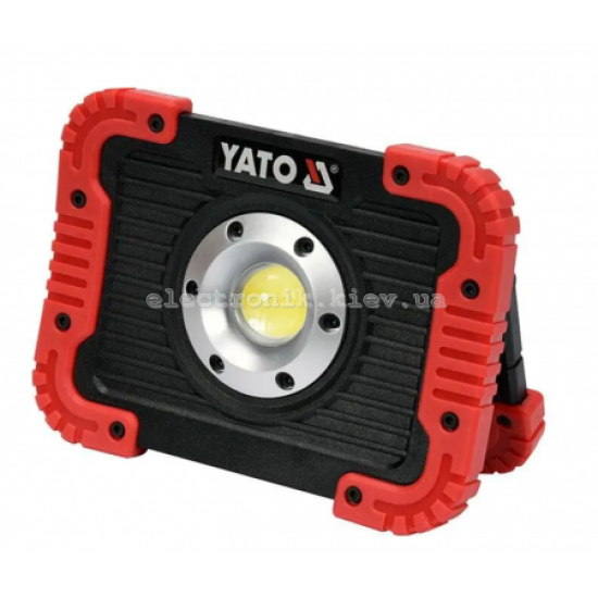 Аккумуляторный светодиодный фонарь 10 Вт YATO YT-81820