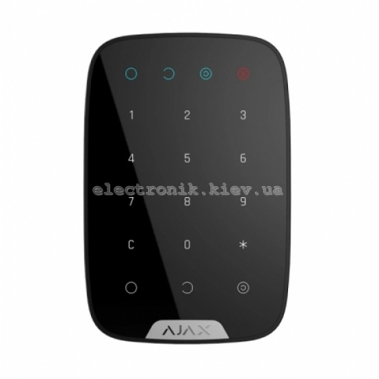 Беспроводная сенсорная клавиатура Ajax KeyPad Black