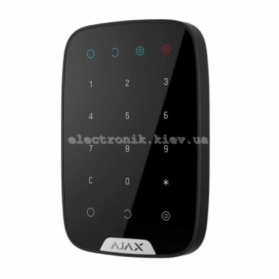 Беспроводная сенсорная клавиатура Ajax KeyPad Black