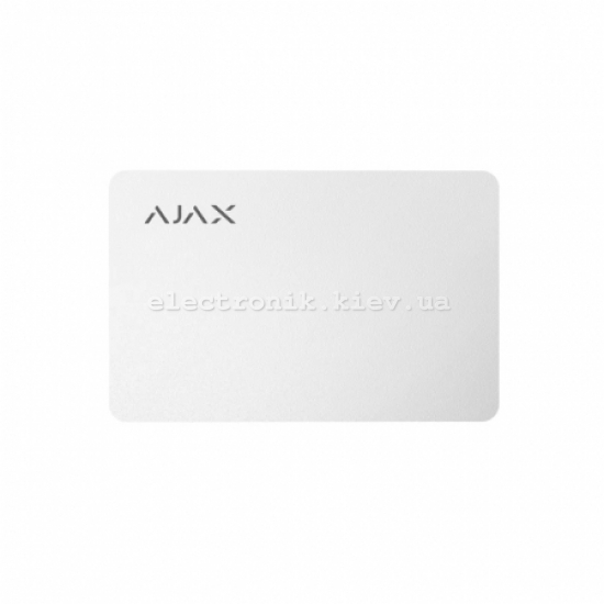 Карта для управления охранной системой Ajax Pass 3 шт. White