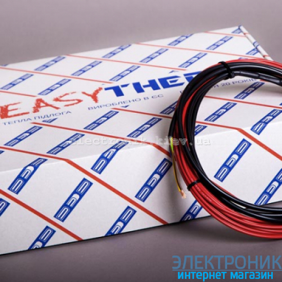 Тепла підлога нагрівальний кабель EASYCABLE 8,0 (довжина 8м)