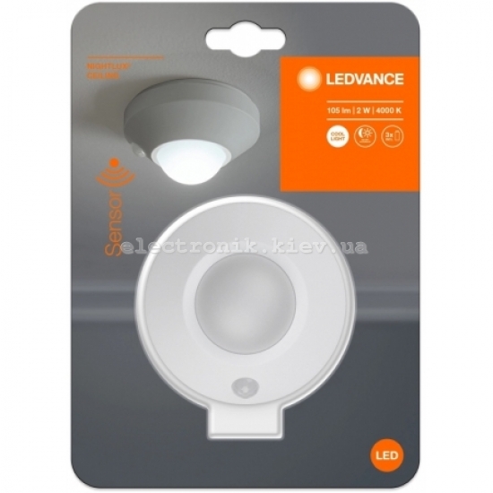 Ночник 1.70W 4.5V 105lm 4000K 3x 1,5AA 86x47mm  Ledvance NIGHTLUX Ceiling на батарейках