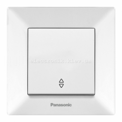 Panasonic ARKEDIA SLIM белый Выключатель проходной