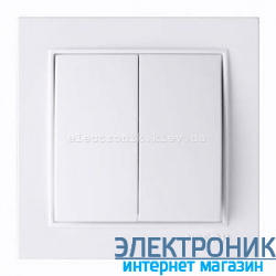 Выключатель Двухклавишный THOR