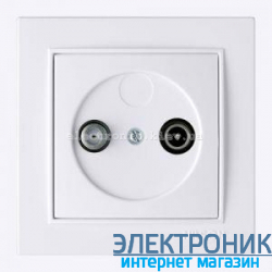 Розетка ТВ-Радио Концевая 1.5dB THOR