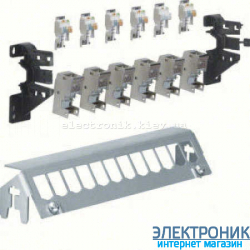 Патч-панель FZ12MM 12-кратная с модулями 6xRJ45 и держателями