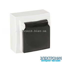 Розетка с Крышкой с Заземлением Themis
