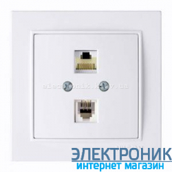 Розетка Комбин. Компьютерная – Телефонная THOR
