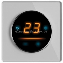 Терморегулятор ONEKEYELECTRO 25 с WiFi, рамка серая, стекло