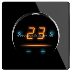 Терморегулятор ONEKEYELECTRO 25 с WiFi, рамка черная, стекло
