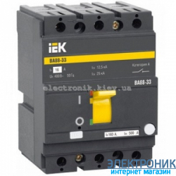 Выключатель автоматический IEK ВА88-33 3Р 35кА 63A SVA20-3-0063
