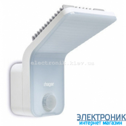 LED-светильник с датчиком движения 140°, IP55 Hager EE610