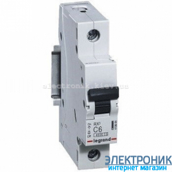 Автоматичний вимикач Legrand RX3-1P 16А, С