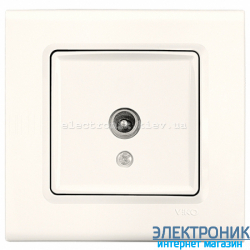 Розетка ТВ VIKO Linnera Крем