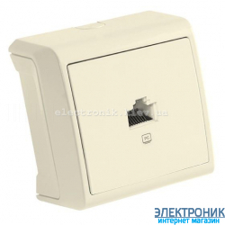 VIKO VERA КРЕМ Розетка компьютерная (Cat 5e)