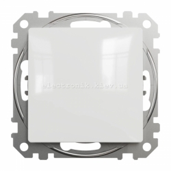Одноклавішний вимикач колір білий Sedna Design