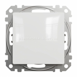 Кнопочный выключатель Sedna Design цвет белый