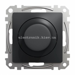 Универсальный поворотный диммер LED цвет черный Sedna Design