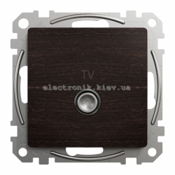 Кінцева TV Розетка 4 дБ колір Венге Sedna Elements