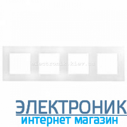 Рамка на 4 пости, білий - Legrand Etika