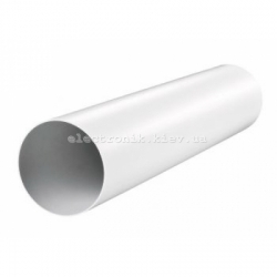 Пластиковый воздуховод круглый 1005 Вентс (Диаметр канала - 100 мм, Длина - 0,5 м)