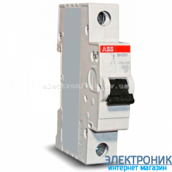 Автоматический выключатель ABB C10а 1p 6кА
