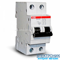 Автоматический выключатель ABB  C16а 2p 6кА