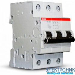 Автоматический выключательABB C25А 3p 6кА